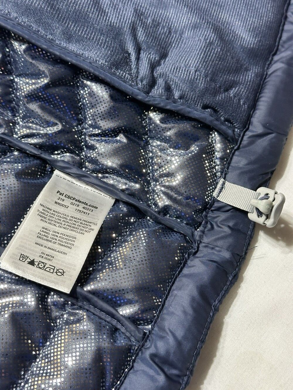 Columbia Puffer Vest Powder Lite Women’s Size XS Omni-Heat Full Zip Navy NWT NEW - Picture 8 of 10